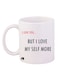 Printed Coffee Mug White/Red/Black 11ounce