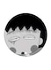 Anime Chibi Maruko Chan Printed Fridge Magnet Round Multicolour