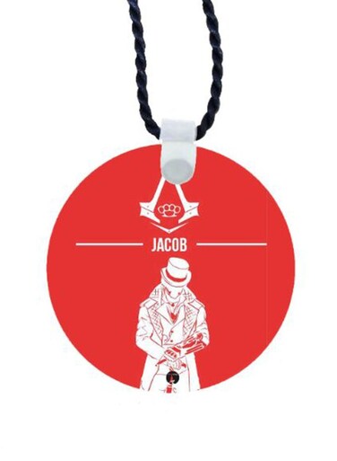 Assassin's Creed Printed Car Mirror Pendant