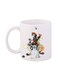 The Video Game Kingdom Hearts Printed Mug White/Black/Beige