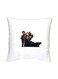 Mobile Legends Printed Decorative Cushion White/Black/Brown 16x16inch