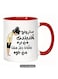 Be Strong and Independent" Arabic inspiring Quote coffee Mug in Red colour