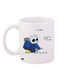 Hey Buddy Printed Coffee Mug White/Blue/Grey 11ounce