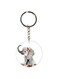Elephant Printed Keychain