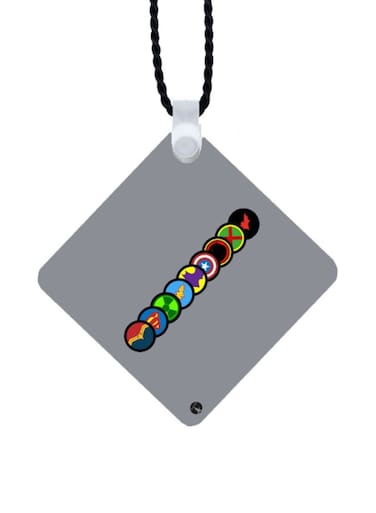 Marvel Printed Car Mirror Pendant