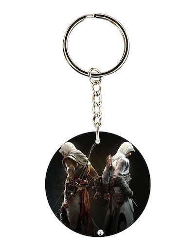 Keychain Of The Video Game Assasin's Creed ( 2 Sides)