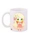 Cartoon Printed Coffee Mug White/Beige/Pink 11ounce