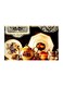Themed Metallic Plate Brown/Beige 20x15cm