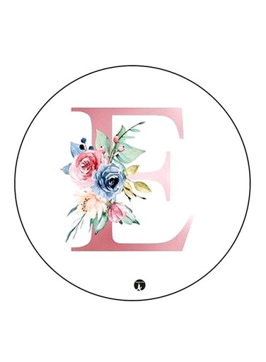 Letter E Printed Fridge Magnet Multicolour