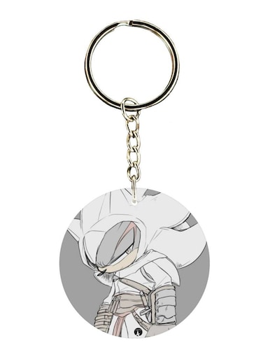 Double Sided Sonic Printed Keychain