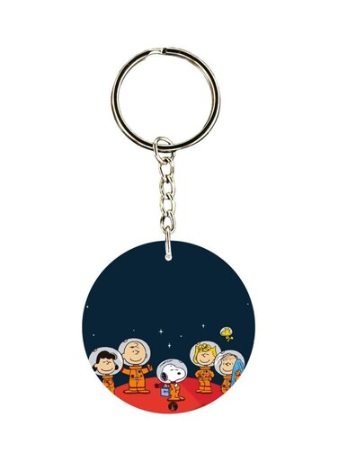 Cartoon Themed Dual Sided Keychain