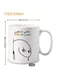 Coffee Mug Arabic "Turn Off Your Phone This Is Better for Your Friend" Gift, Funny Gift in Black