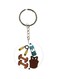 Cartoon Themed Single Sided Keychain