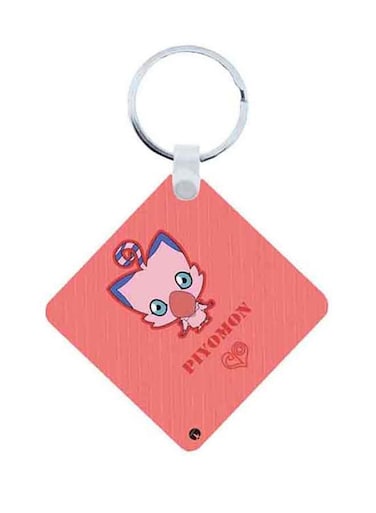Digimon Anime Wooden Keychain
