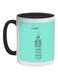 Big Ben Clock Printed Coffee Mug Green/White/Black 11ounce