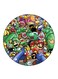 Video Game Super Mario Printed Fridge Magnet Multicolour