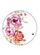 Flower Printed Fridge Magnet Multicolour 5.5 x 5.5cm