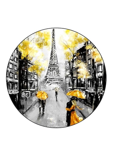 Effiel Tower Printed Fridge Magnet Multicolour