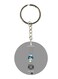 Double Side Anime Digimon Printed Keychain