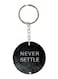 Never Settle Printed Keychain