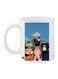 Anime Printed Coffee Mug White/Blue/Beige 11ounce