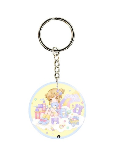 Cartoon Printed Keychain