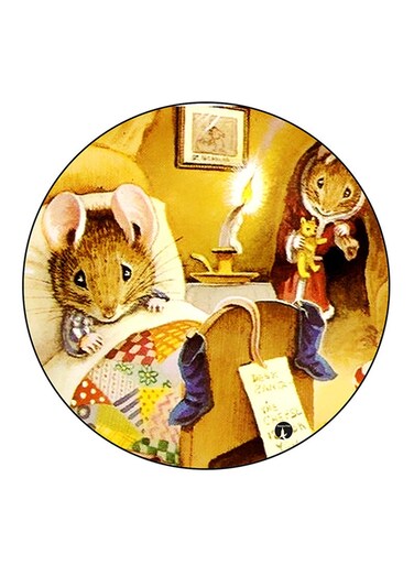 Mouse Printed Fridge Magnet Multicolour