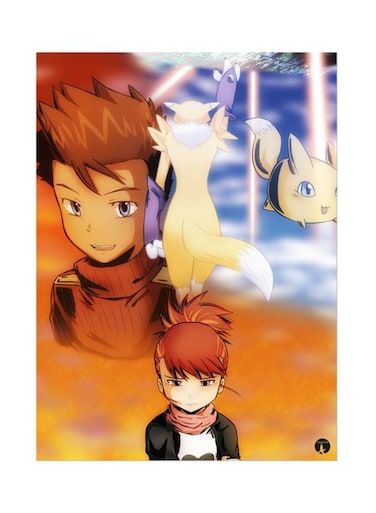 Metal Plate Of The Anime Poster Multicolor