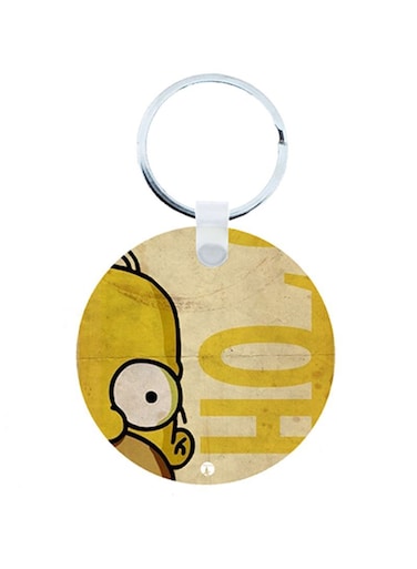 Simpsons Wooden Keychain