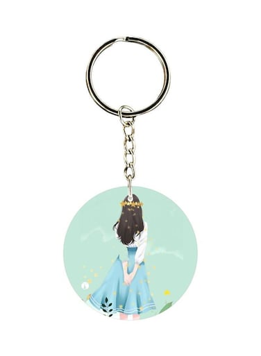 Human Figure Printed Keychain