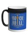 Vintage Rock And Roll Printed Colour Changing Coffee Mug Black 325ml