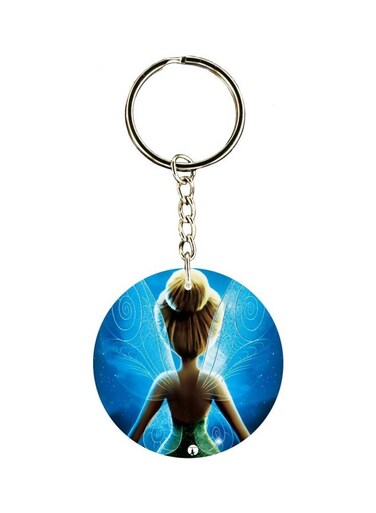 Tinkerbell Printed Double Sided Keychain
