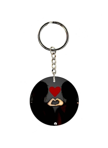Girl Printed Dual Sided Keychain