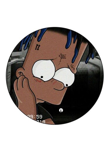 The Simpsons Printed Fridge Magnet Round Multicolour