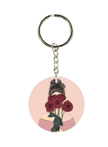 Cartoon Printed Keychain
