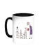 Plant The Seeds Of Love In Children Printed Coffee Mug Black/White 11ounce