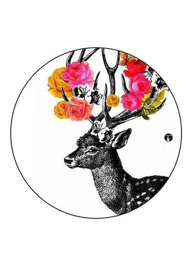 Deer Printed Fridge Magnet Multicolour