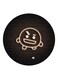Cartoon Printed Fridge Magnet Black/White/Brown 5.5cm