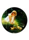 Girl Printed Fridge Magnet Multicolour