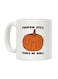Pumpkin Spice Makes Me Smile Printed Coffee Mug White