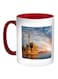 Islamic Mosque Printed Coffee Mug Red/White/Yellow 11ounce