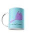 I Do What I Want Printed Coffee Mug Blue/White/Purple