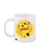 Harry Potter Hufflepuff House Printed Mug White/Yellow/Black 12ounce