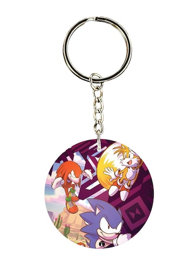 Sonic Printed Keychain