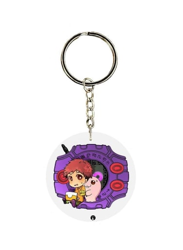 Digimon Anime Printed Keychain
