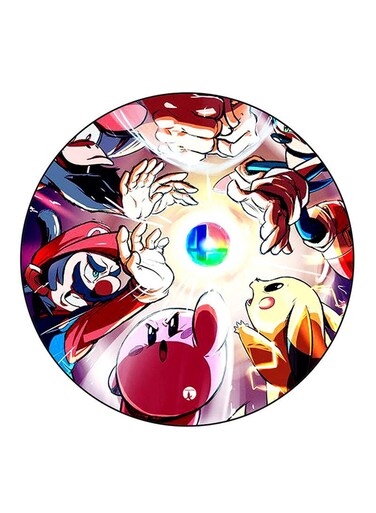 The Video Game Super Smash Bros Printed Fridge Magnet Multicolour