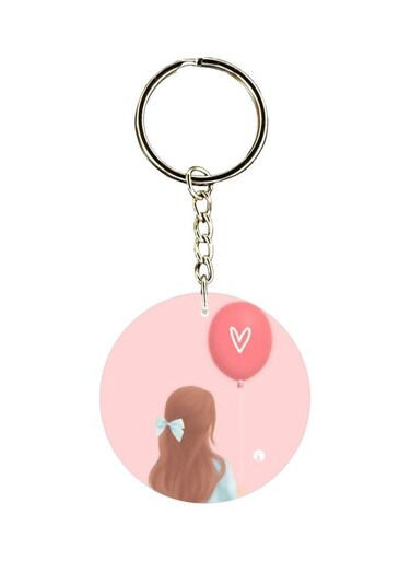 Printed Single Sided Keychain