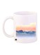 Phrase Printed Coffee Mug White/Orange/Blue