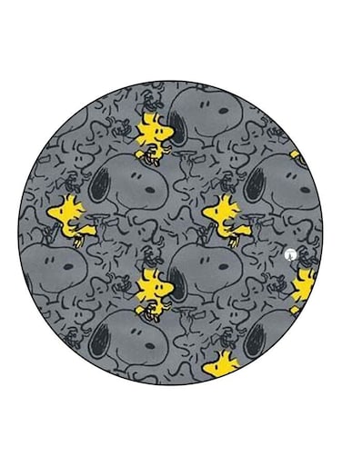 Cartoon Printed Fridge Magnet Grey/Yellow 5.5cm