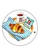 Food Printed Fridge Magnet Multicolour